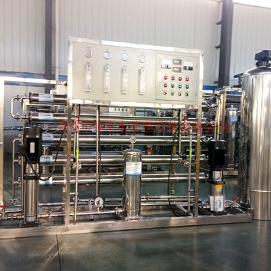 1 ton stainless steel double reverse osmosis equipment