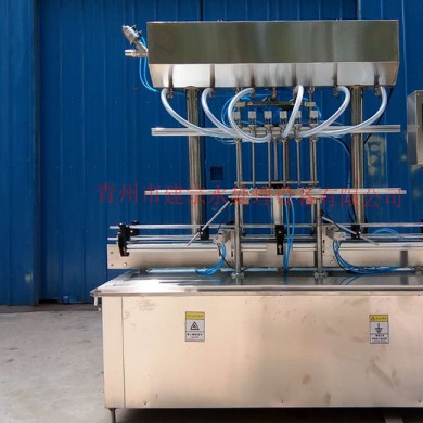 Six-head automatic straight line filling machine