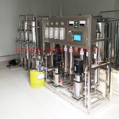 0.5 ton stainless steel double reverse osmosis equipment