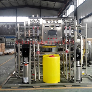 4 tons of stainless steel two-stage reverse osmosis equipment