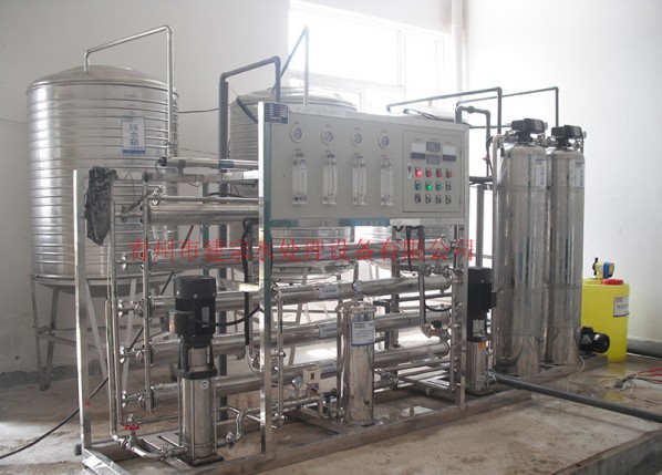 1 tons of stainless steel two-stage reverse osmosis equipment
