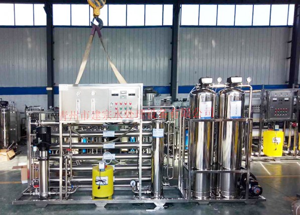 3 tons of stainless steel single-stage reverse osmosis equipment