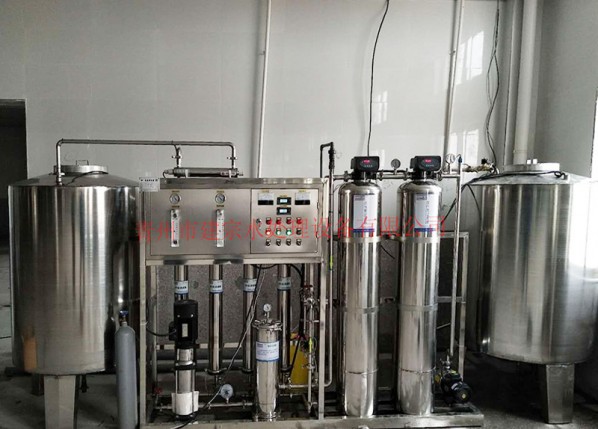 1 tons of stainless steel single-stage reverse osmosis equipment