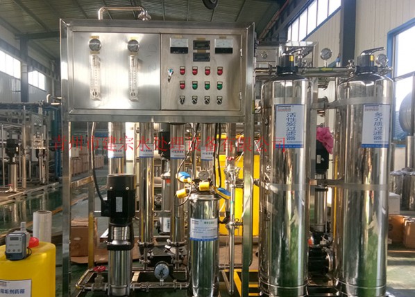 1 ton stainless steel single-stage reverse osmosis equipment