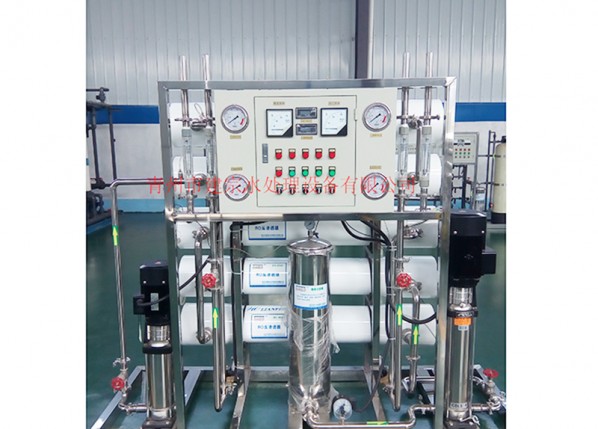 2 tons of stainless steel two-stage reverse osmosis equipment